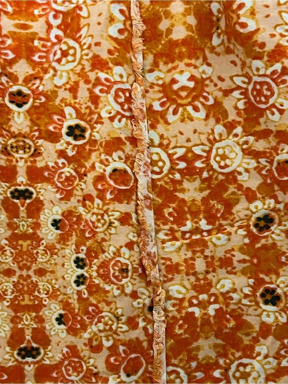 Free People Make My Day Women's Size M US High Rise Wide Leg Pants Orange